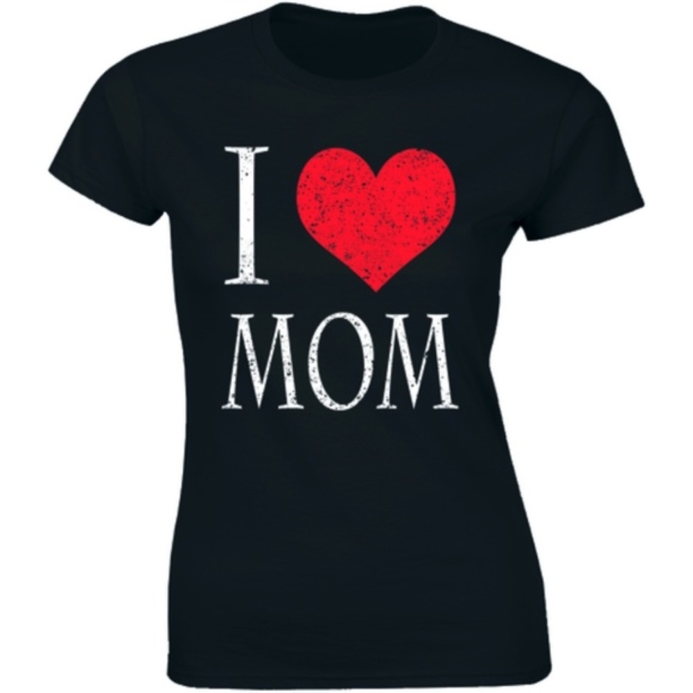 I Love Mom Mother's Day Gift Premium T-shirt Tee